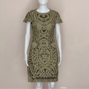 JS Collections Soutache Midi Dress size 4